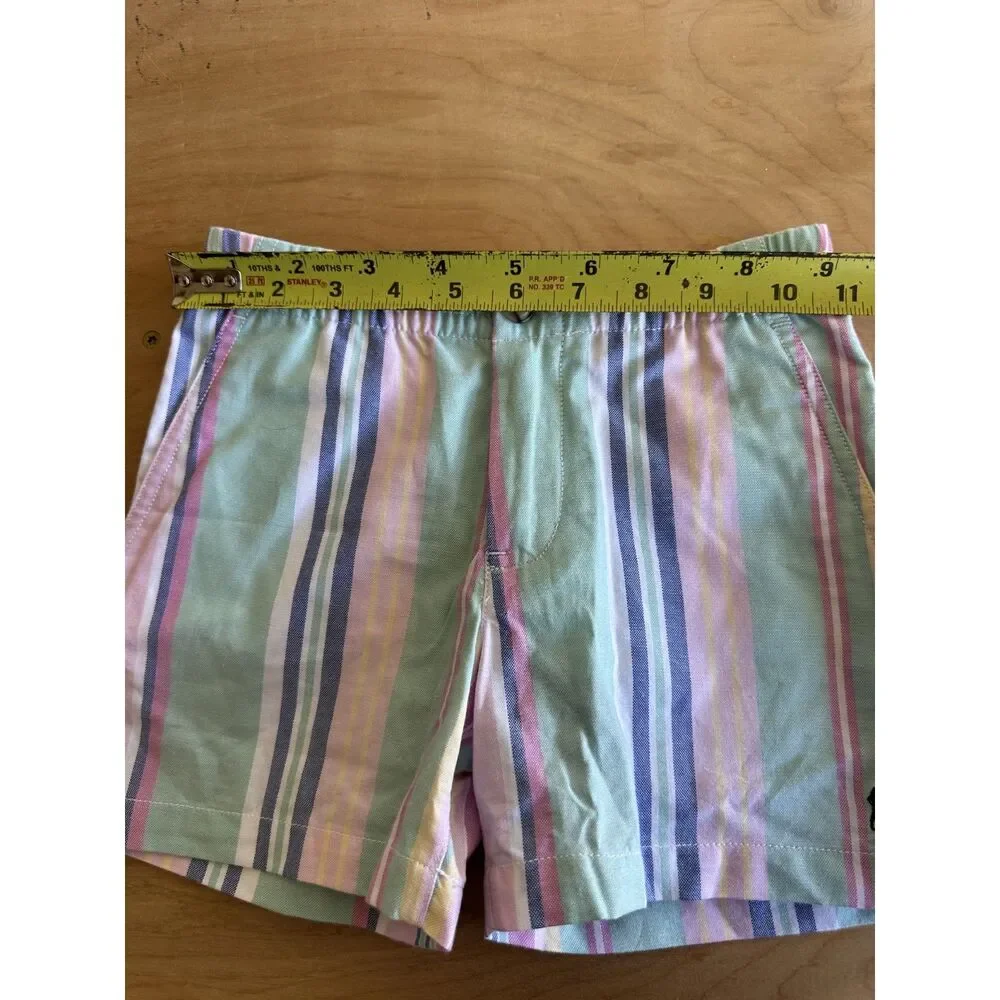 NWT Polo Ralph Lauren Boys 4T Pastel Stripe Cotton Prep Shorts Watch Hill Multi